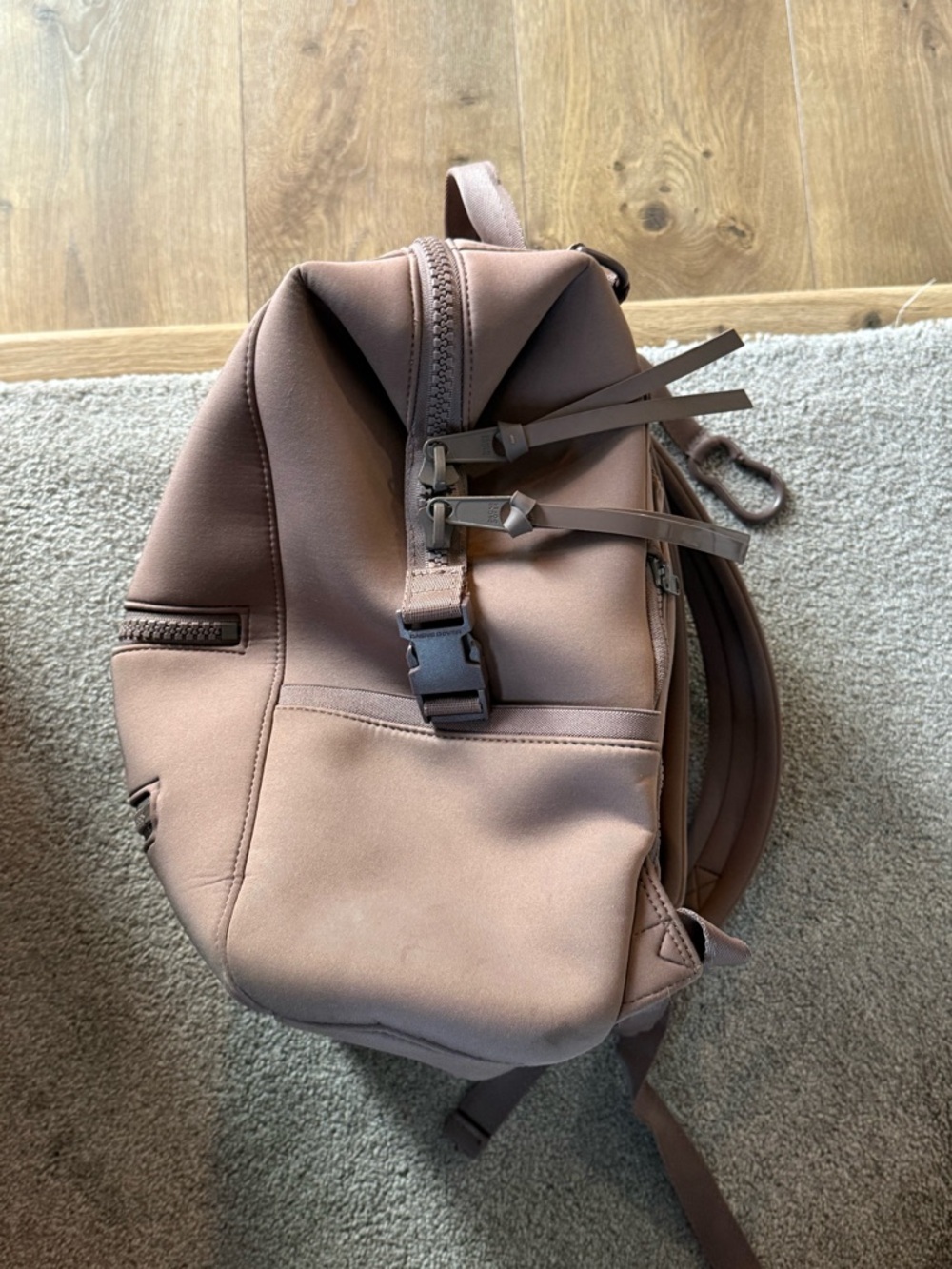 Dagne Dover Indi Neoprene Diaper Backpack - Dusty Rose - Picture 3 of 6